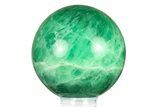 Colorful Green Fluorite Sphere - China #284419-1